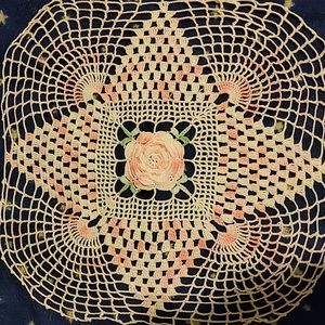Crocheted doilie
